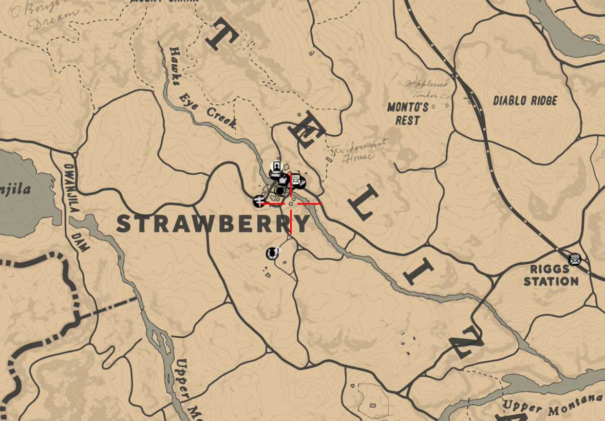 Flora of America Cigarette Cards Location Maps RDR2.