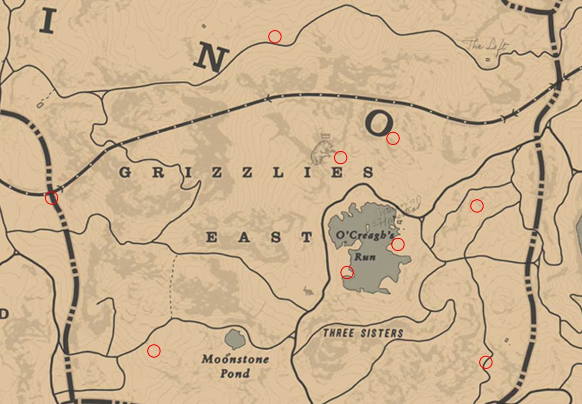 Rdr2 Moccasin Flower Orchids Locations.